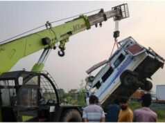 Tragic road accident in Kota, tempo traveler loaded with 25 passengers fell into the drain